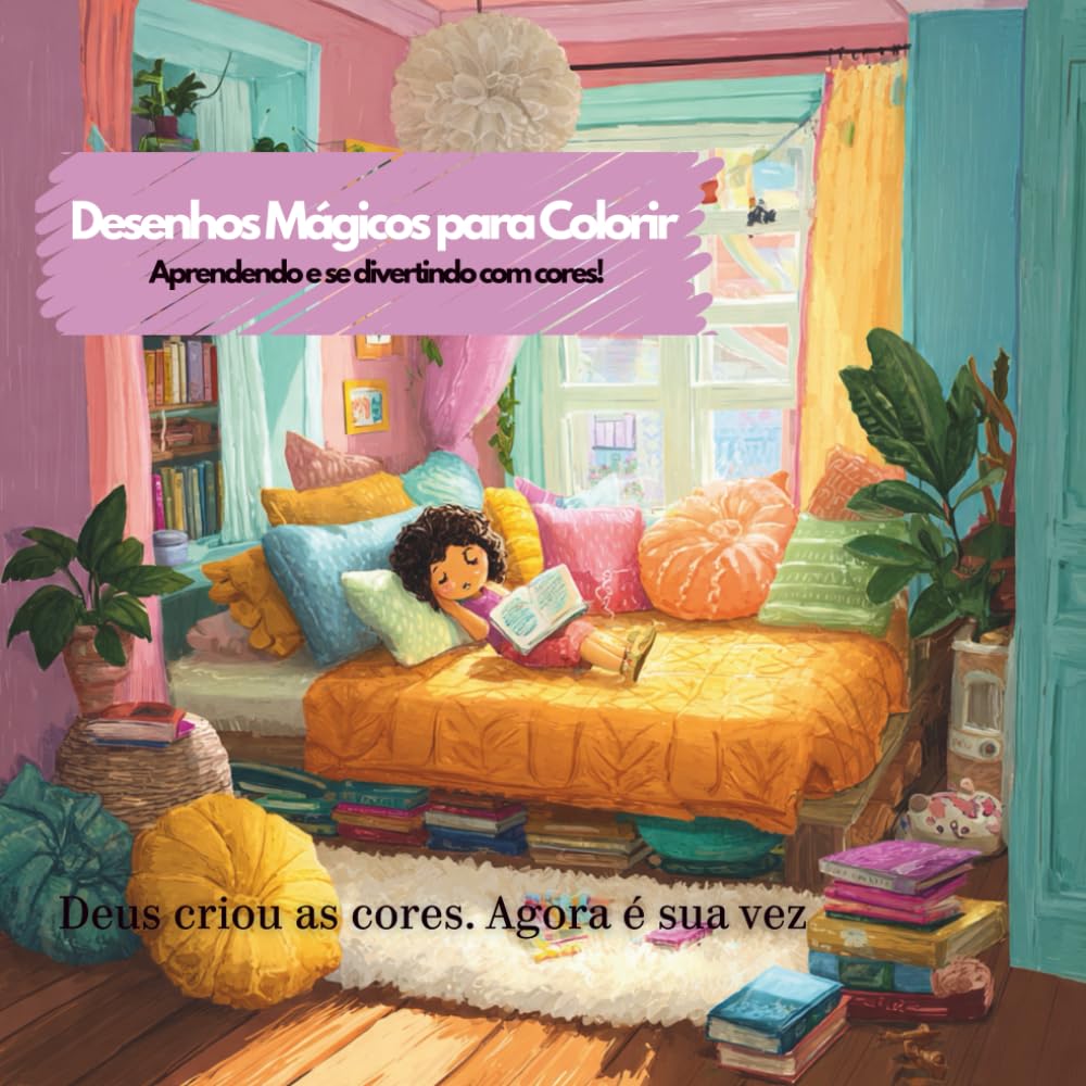 Rabisquinhos Mágicos para Colorir: livros para colorir