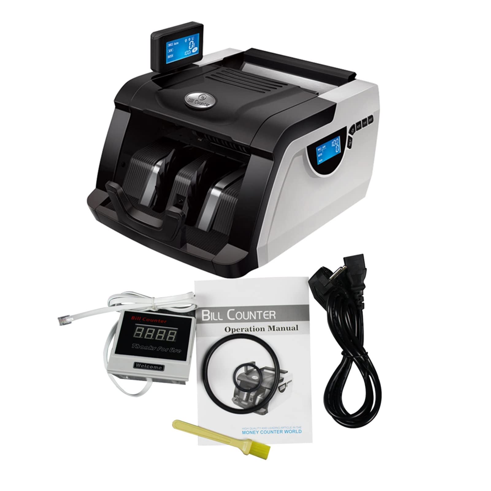 Contatore di denaro multi -valuta con UV mg ir Rilevamento falso rilevatore contante rilevatore di denaro contante macchine fatture con banconote banconote banconote banconote
