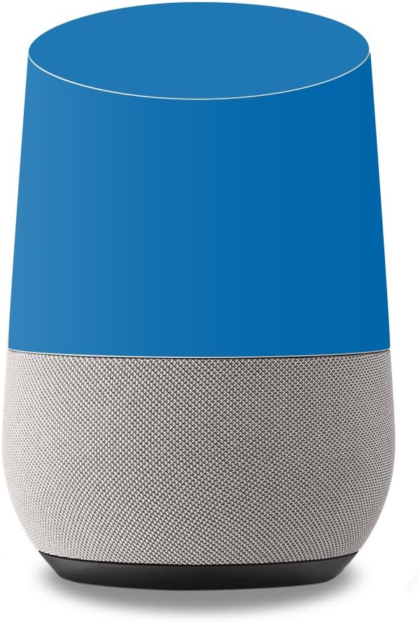 MightySkins Skin Compatible with Google Home wrap Cover Sticker Skins Solid Blue