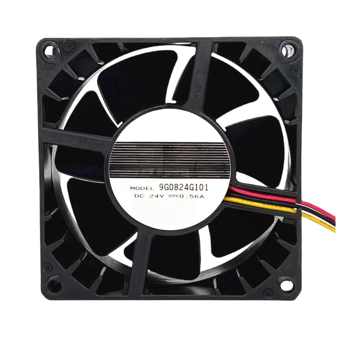 QRUYHBAJU 9G0824G101 DC24V 0.26A 8038 Cooling Fan 80x80x38MM