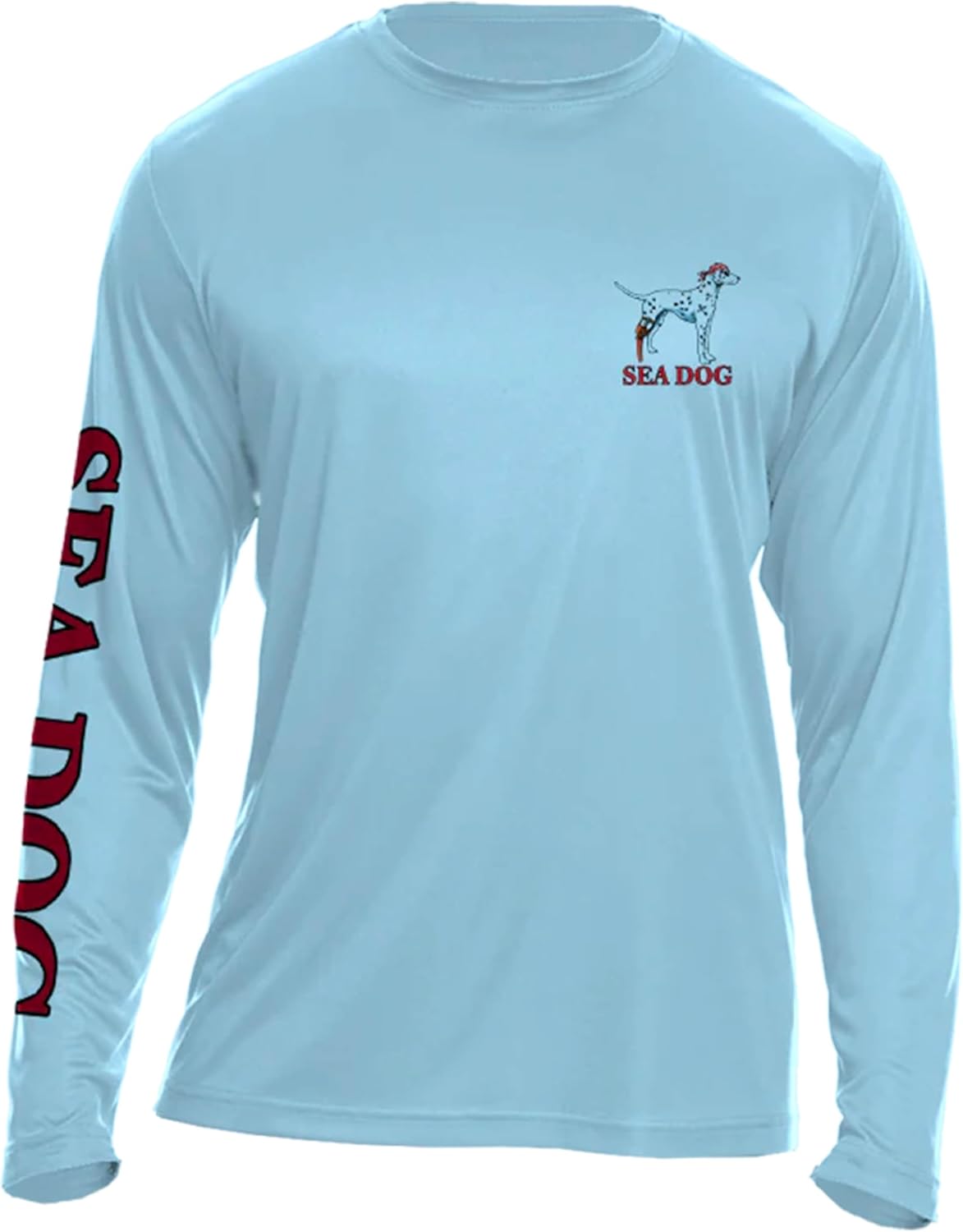 SEA DOG The Ocean is Calling UPF50 UV Sun Protection Long Sleeve Shirt 100% Microfiber Polyester - Designed & Printed in USA - Image 3
