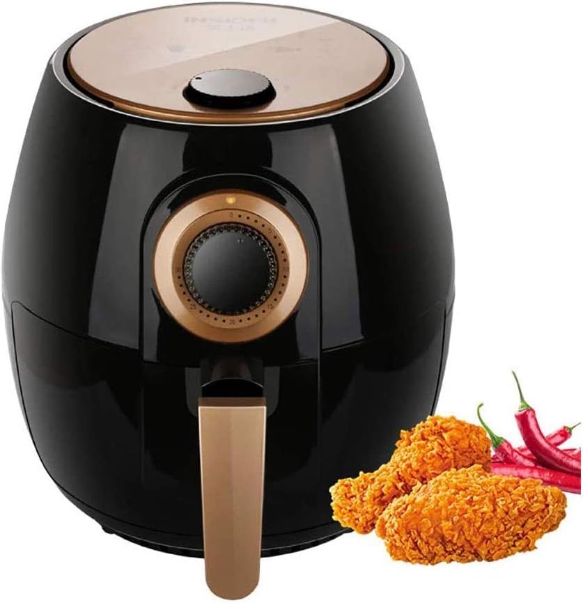 Air Fryer No Oil Toaster Oven Electric Deep Chicken Pizza Cooker 4.2 Quart, 1350 Watt Hot, Knob Control with 5 Cooking Presets