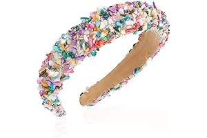 Rhinestone Thick Padded Headband for Earth Day Celebrations