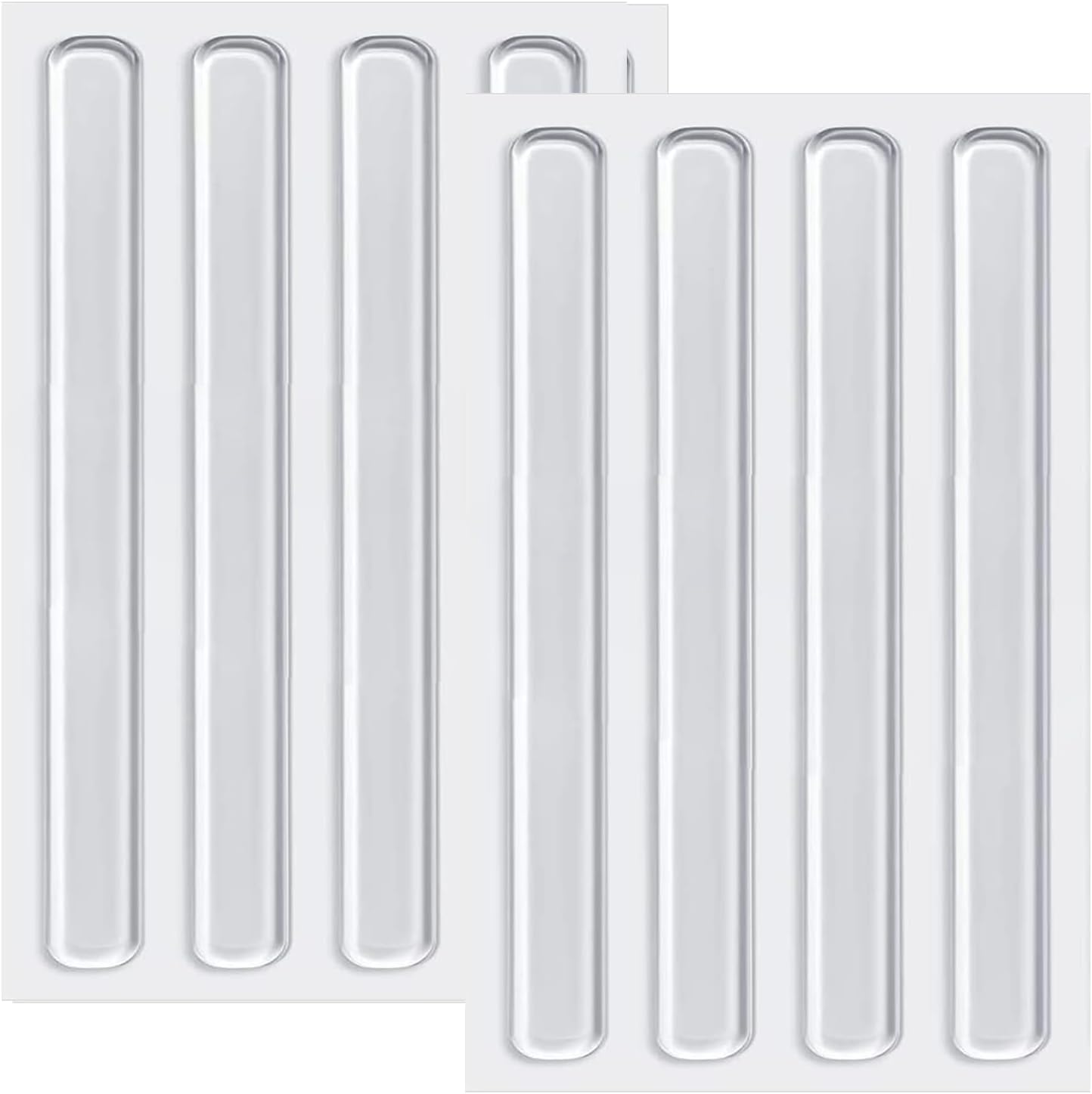 8 Pcs Furniture Bumpers, Silicone Clear Door Bumpers Adhesive