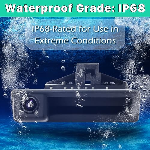Vehicle Backup Camera with Dynamic Intelligent Trajectory Moving Guide Line for BMW E82 E88 E84 E90 E91 E92 E93 E70 E60 E61 E39 3 5 X5 X6, Car Rear View 170 Fisheye Lens Trunk Handle Camera by GreenYi - Image 8