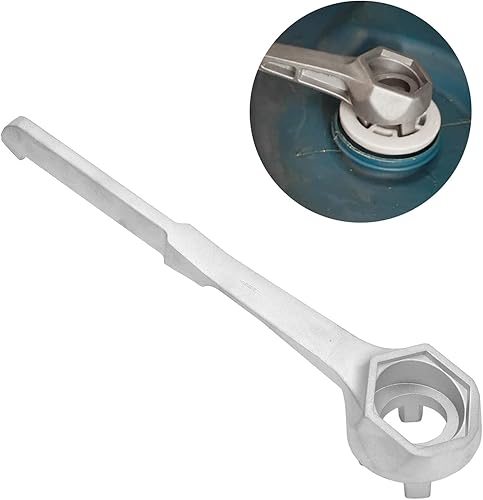 Miniatura 4 de Drum Spanner and Aluminum Wrench, Universal Fit for Opening 10 15 20 30 55 Gallon Drums, Lightweight and Sturdy, Ideal for Home, Industrial, and