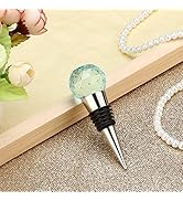Cafuvv Diamond Crystal Stainless Steel Champagne Stopper Sparkling Wine Bottle Plug Sea LI0