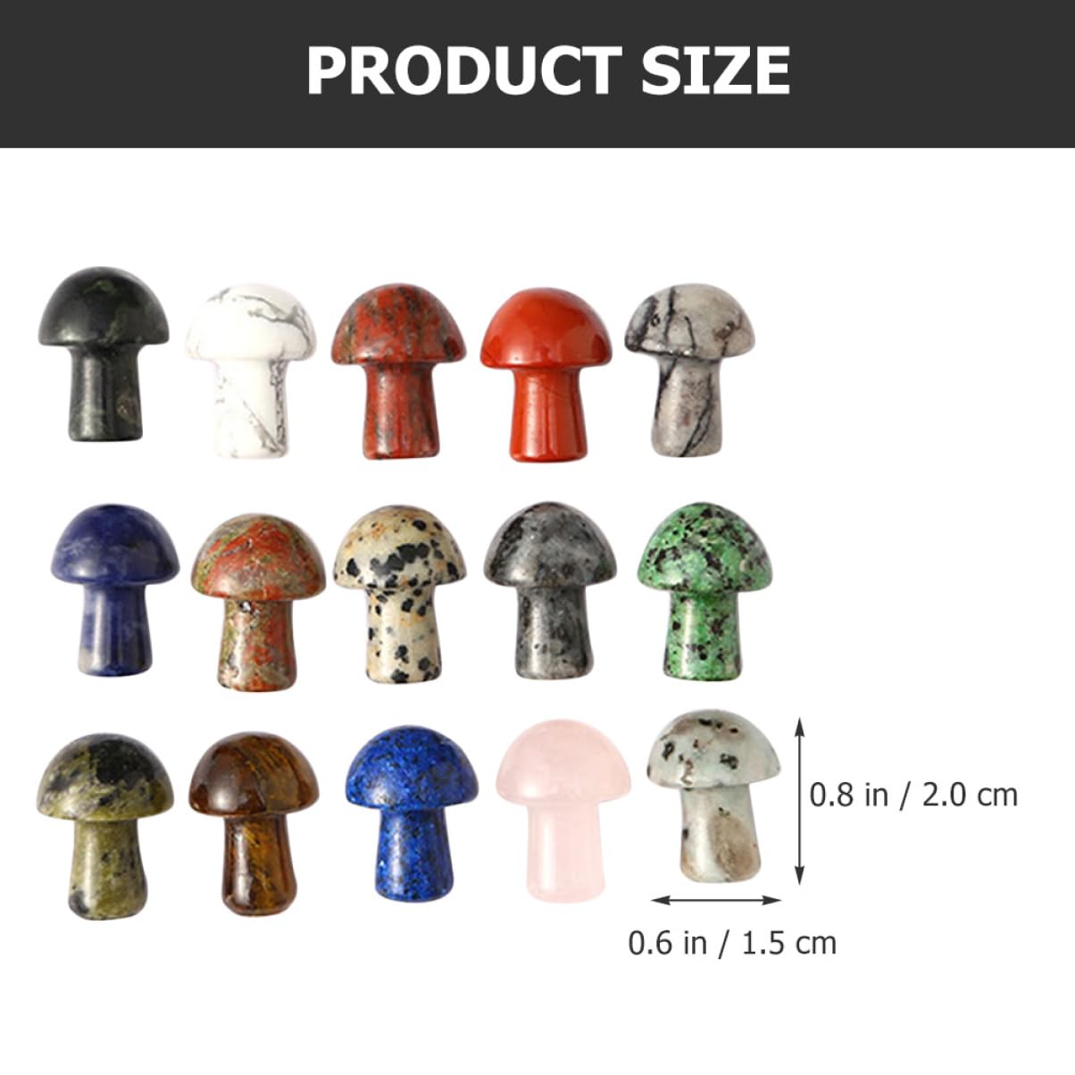 Abaodam 45stücke Teiliges Mini Kristall-pilz Deko Aquarien Und Mikrolandschaften Bunte Kristallornamente Für Zimmerpflanzen Garten Und Fotografie Für Bastel Und Sammlerfreunde