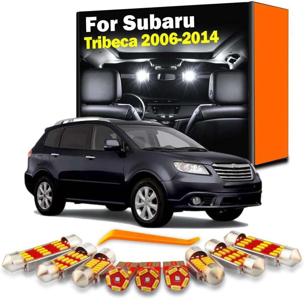 15個 ED インテリアカーテシライトキット スバル トライベッカ 2006 2007 2008 2009 2010 2011 20