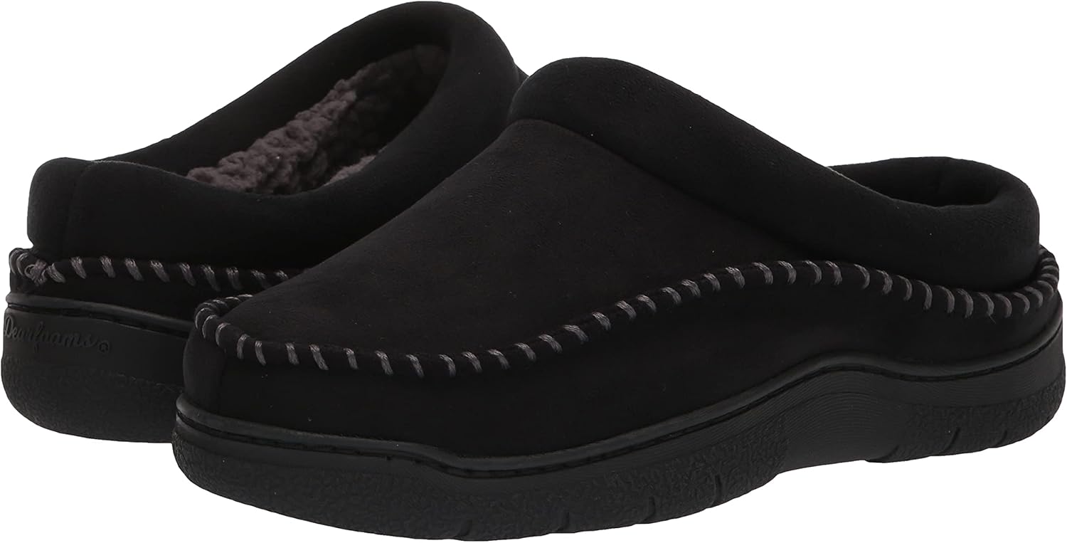Dearfoams mens Thompson Memory Foam Clog SlipperSlipper - Image 8