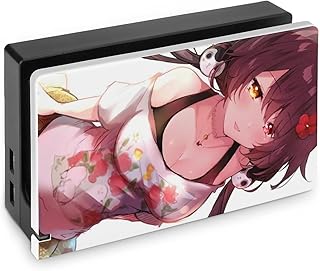 Switch底座 保护壳 戌亥和子 VTuber 二次元 可爱 女孩 Switch专用 Dock 保护套 开关底座 对应 有机EL对应 NS对应 任天堂 开关 保护壳 保护套 保护壳 防尘 防刮 耐用 纤细 轻便 携带方便 安装简单 动画 时尚 日常 礼物