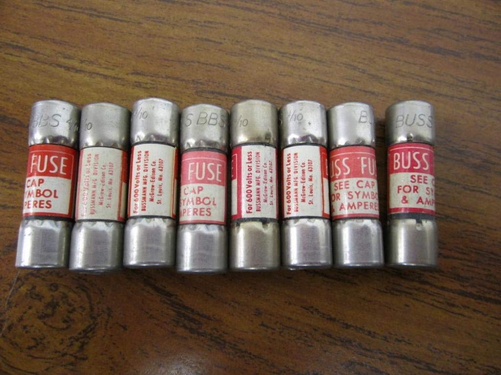 COOPER BUSSMANN BBS-4/10 Fuse, 400mA, 600V, Fast Acting