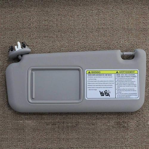 image for Dasbecan Front Left Driver Side Sun Visor with Vanity Light Compatible