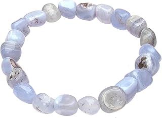 Stretch Bracelets for Women Tumbled Stone Bracelet Bead Bracelet Ayriwoyi Gemstone Bracelet for Women Crystal Nugget 6.5 Inch