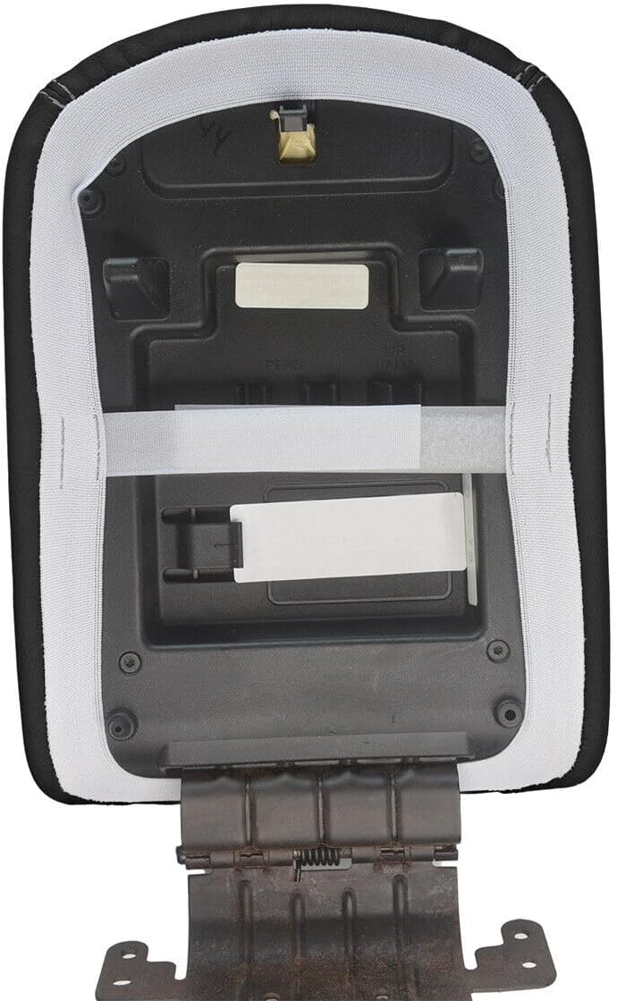 PVC Leather Console Lid Pull Over Cover Gray Stitch Compatible with Ford Taurus 2010-2019