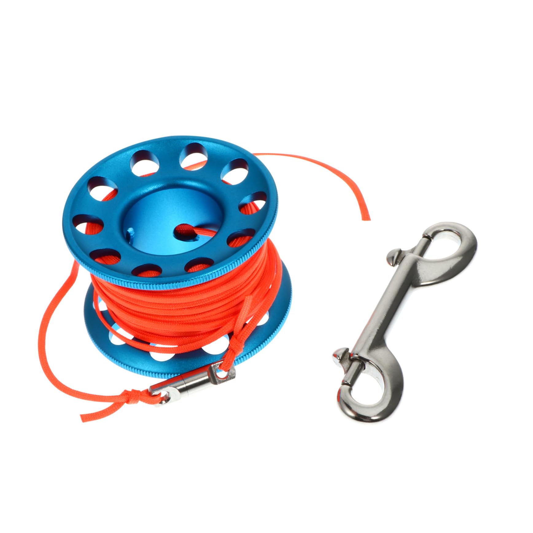 Abaodam Diving Reel Buoy Aluminum Alloy Lightweight Diving Spool for Scuba Underwater