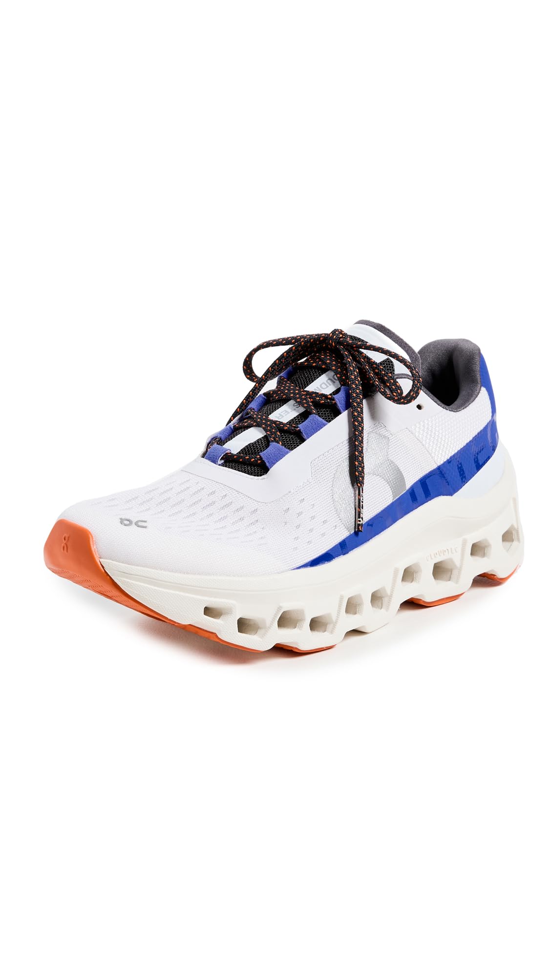 on Women's Cloudmonster (Undyed White/Flame)-picture-44