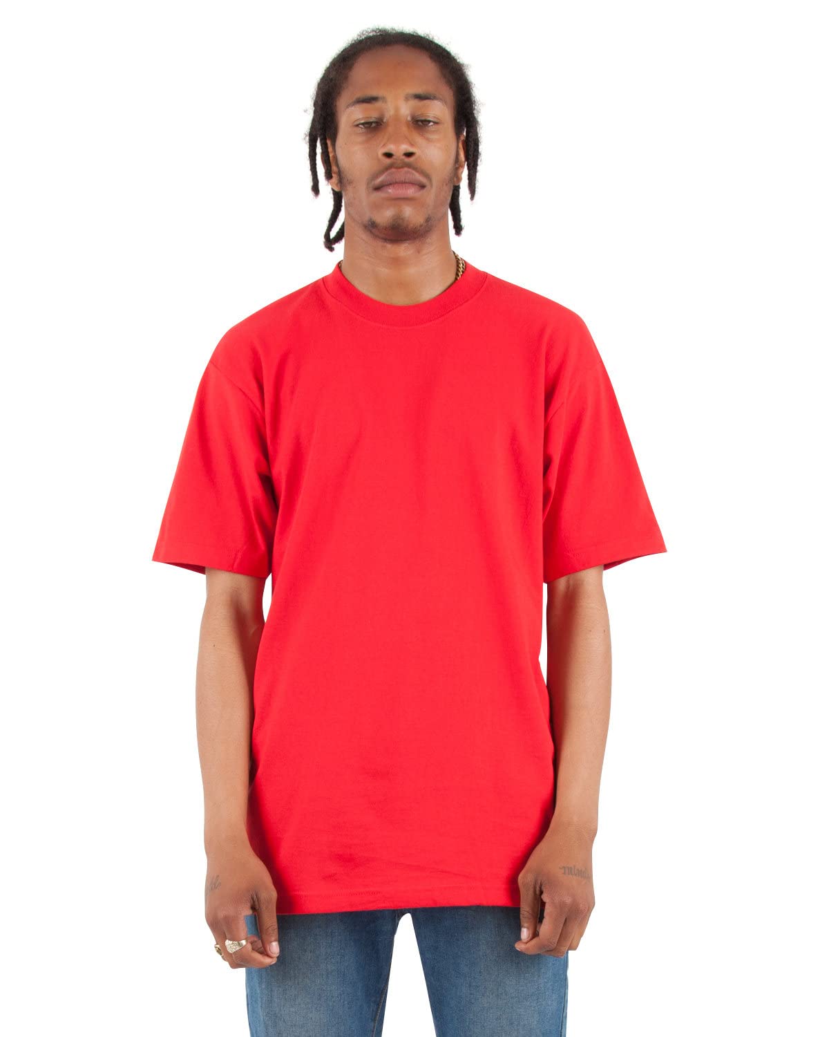 Shaka Wear 7.5oz Max Heavyweight Short Sleeve 4X-Large Red