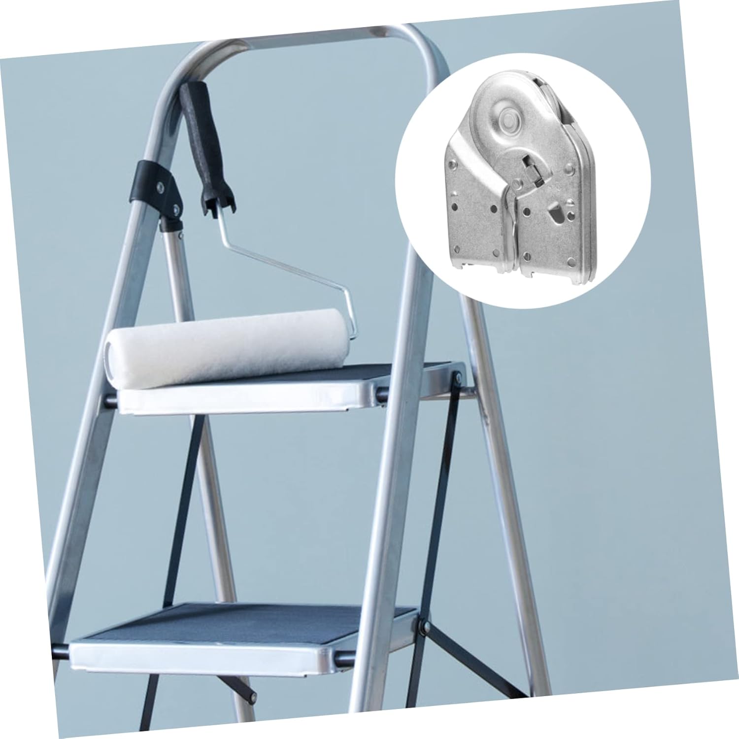 2Pcs Folding Ladder Hinges Replacement Kit Heavy Duty Soft for Stability and Durability for DIY Projects and Construction