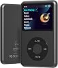 Mp3 Player with Bluetooth Y1 Portable Music Digital Players Supports Playlist Audiobook Video Nice Gadget for Kids Black
