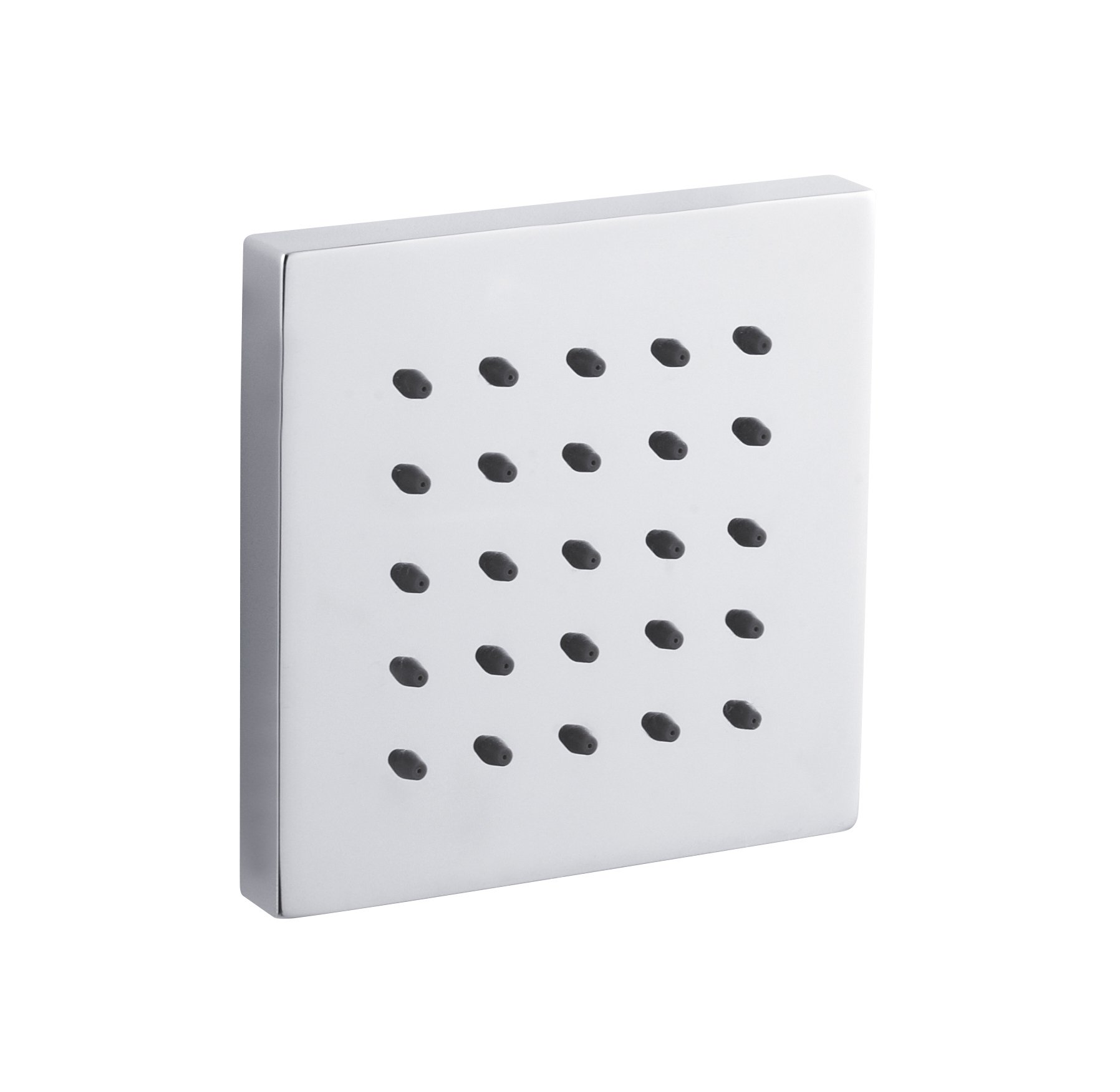 Hudson Reed BDJ002 | Modern Bathroom Square Tile Body Jet, 49mm x 92mm, Chrome