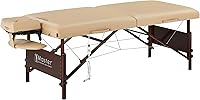 Vista 3 de Master Massage Paquete de mesa de masaje portátil Del Ray Therma Top de 30 pulgadas, color crema