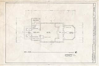 Historic Pictoric : Blueprint 2. First Floor Plan - Saints Peter & Paul Russian Orthodox Church, Church Street, Saint Paul, Aleutians West Census Area, AK 12in x 08in
