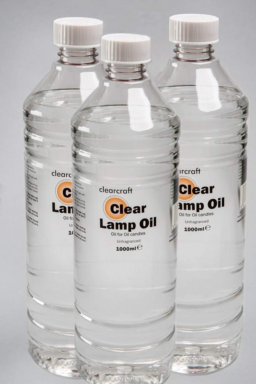 Clearcraft Smokeless And Odourless Clear Lamp Oil - 1 Litre With Free Funnel (3)