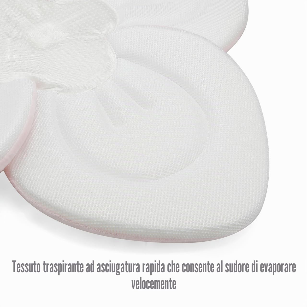 PandaEar Pad da Bagno per Bambini Neonati | Petali di Fiore Morbidi per Vasca da Bagno, Regalo Essenziale per la Doccia (Rosa)