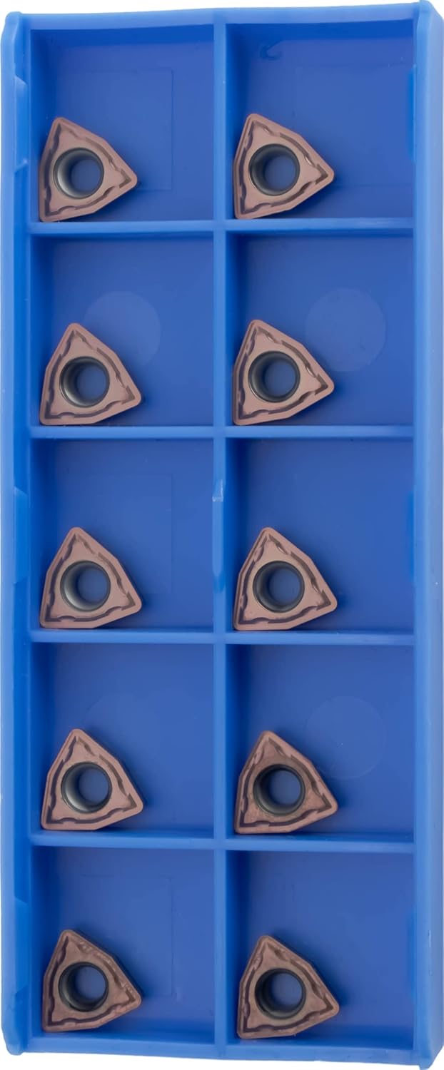CME Indexable Insert Drill, 1 1/4" Diameter, 3D Ratio, 3 3/4" Depth, with 10 pcs WCMX050308 Carbide Inserts, Coolant Through