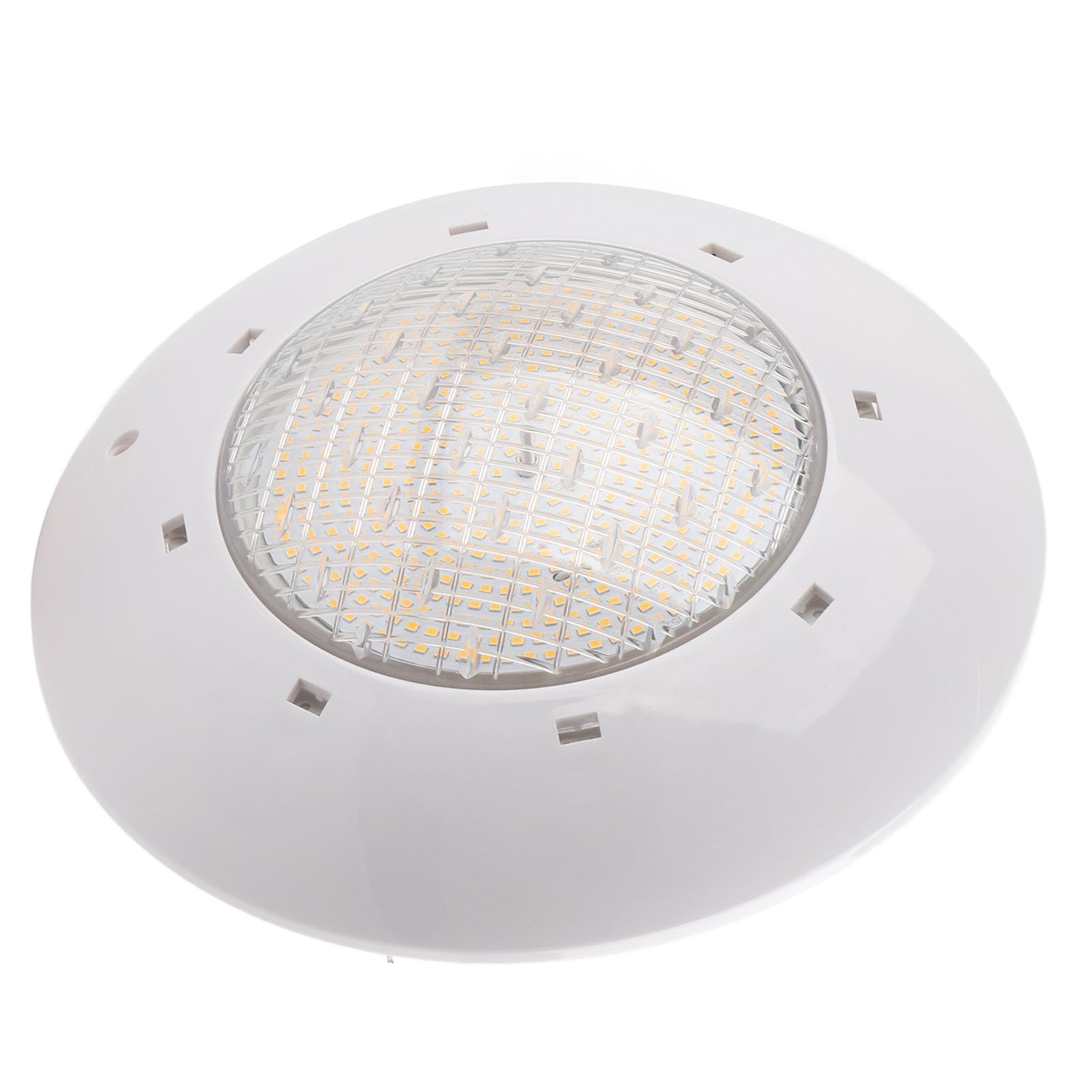 CHICIRIS LED-Unterwasserleuchte, Hohe wasserdichte Kunststoff-Schwimmbadlampe für Hotel-Poolbeleuchtung, IP68, AC12V, Warmes Licht (35W)