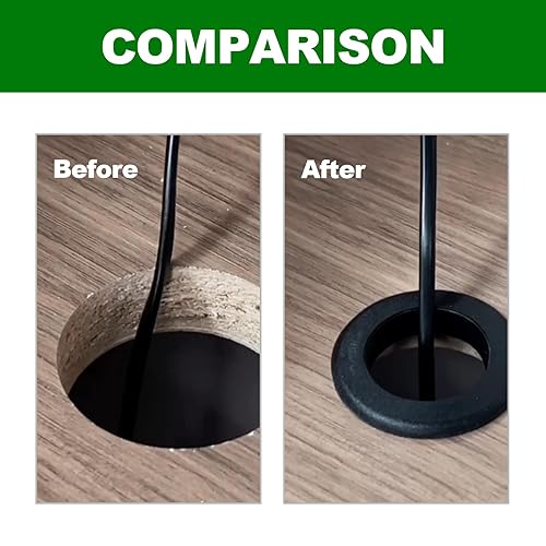 Miniatura 3 de LAR-ME Ojales de goma de 2 pulgadas, orificio de taladro de 2 pulgadas, 4 ojales de goma para cableado, ojales de orificio de goma para cables,