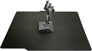 Shion.Kwoo PEI Pro Black Double Sided Textured PEI Sheet Magnetic Spring Steel Build Plate 257.5x257.5mm for Lab X1 3D Printer.