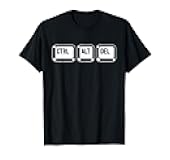 Computer Programmer Office Gift T-Shirt - Ctrl Alt Delete T-Shirt
