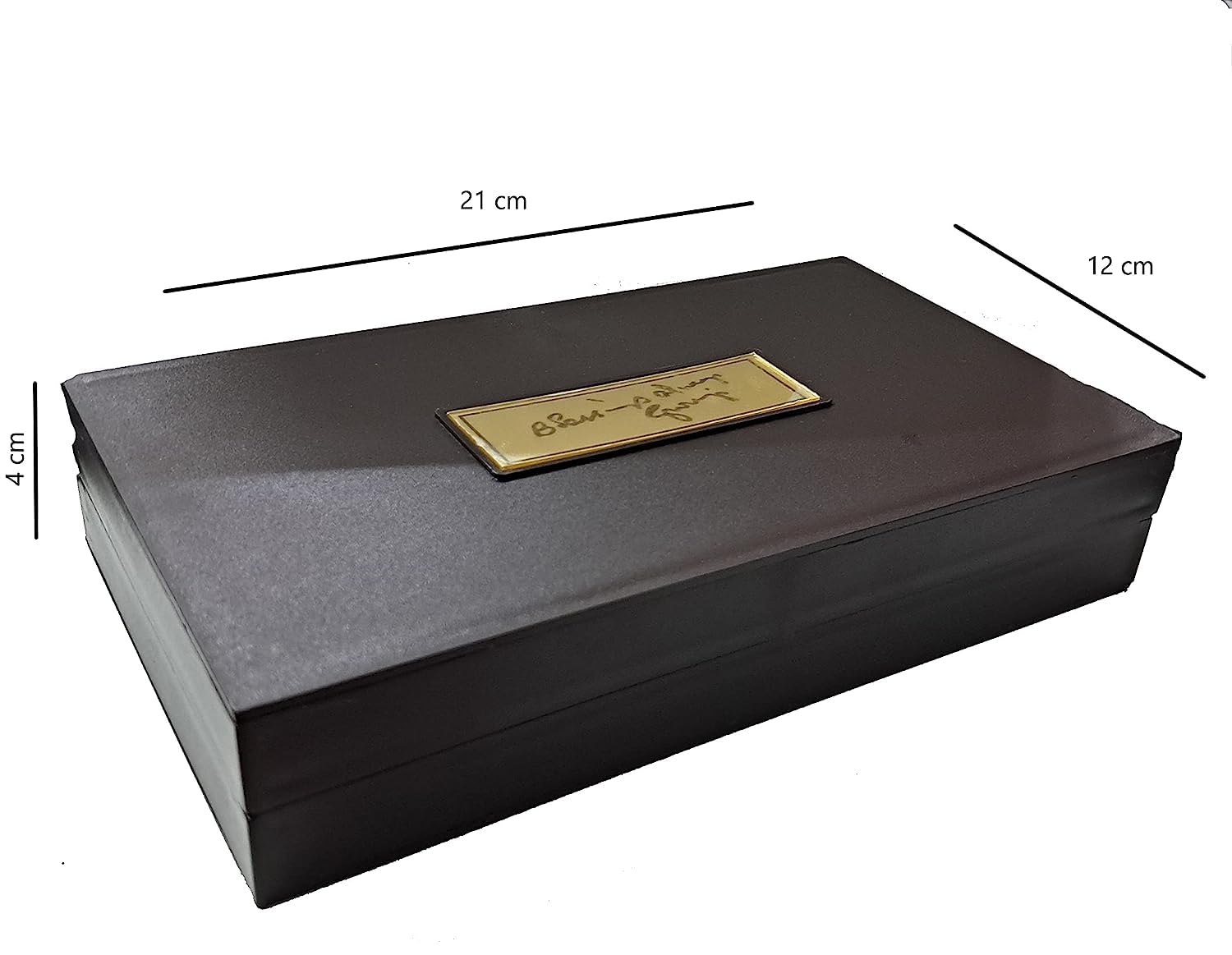 MAPLE Guru Ji Charan Paduka |Guruji Swaroop for Mandir | Wooden Gold Plated | Guru Ji Devotional Charan Paduka | Guru Ji Prayer Box With Mahadev And Waheguru | Divine Fragrance (Large Size) - Image 3 thumbnail