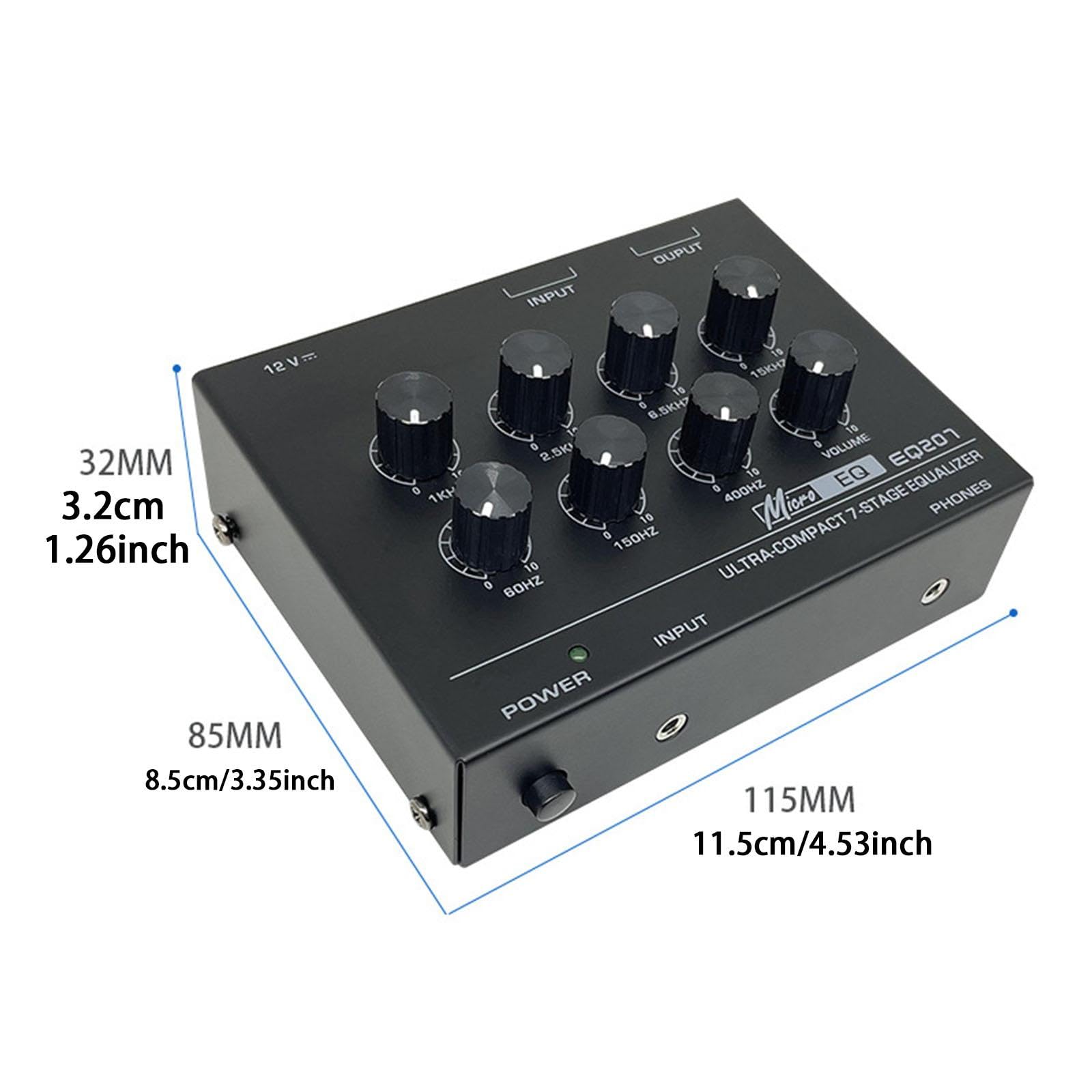 EQ207 Ecualizador de 7 bandas para control de sonido en estudio