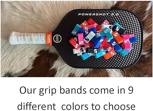 Miniatura 2 de Bandas de agarre de silicona personalizadas pickleball, tenis, pádel, tenis de playa, paletas, raquetas, bates de béisbol, palos de hockey