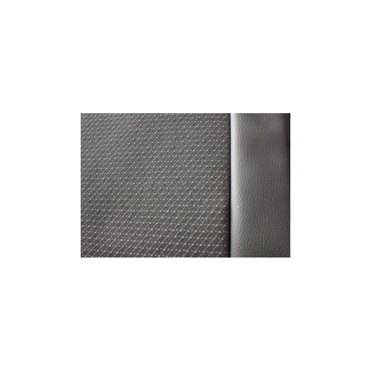DBS 1011743 Fundas de asientos de Coche / Vehículo comercial - A Medida - Rápida instalación - Polipiel - Compatible Airbag - Isofix