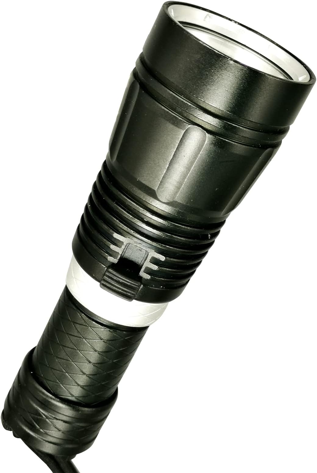 Professional 100M Depth Scuba Diving Flashlight LED 1800 Lumen Torch Waterproof Underwater Light Lamp Rechargeable Battery and Charger Included/Gift Box Package