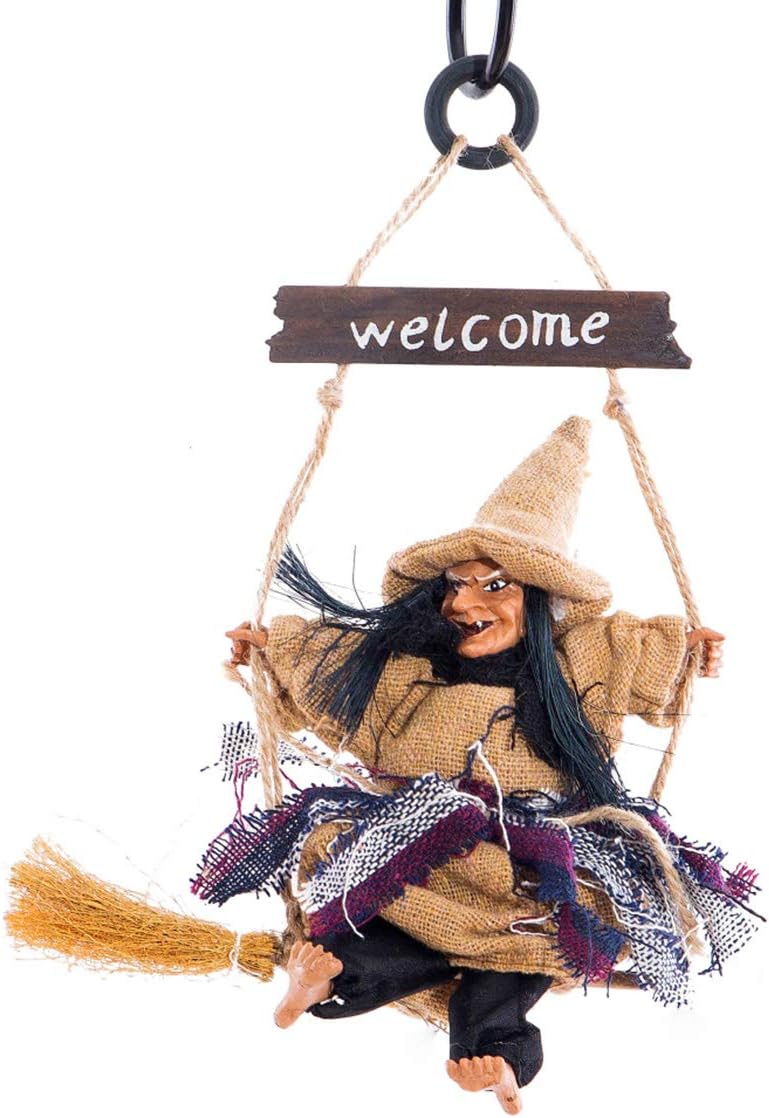 春バーゲン ハロウィン 装飾 飾り デコレーション 吊るす ほうきに乗った魔女 魔法使い 通常便なら 送料無料 通常便は送料無料 クリスマス コスプレ 魔女 ハロウィーン 特売 R4urealtygroup Com