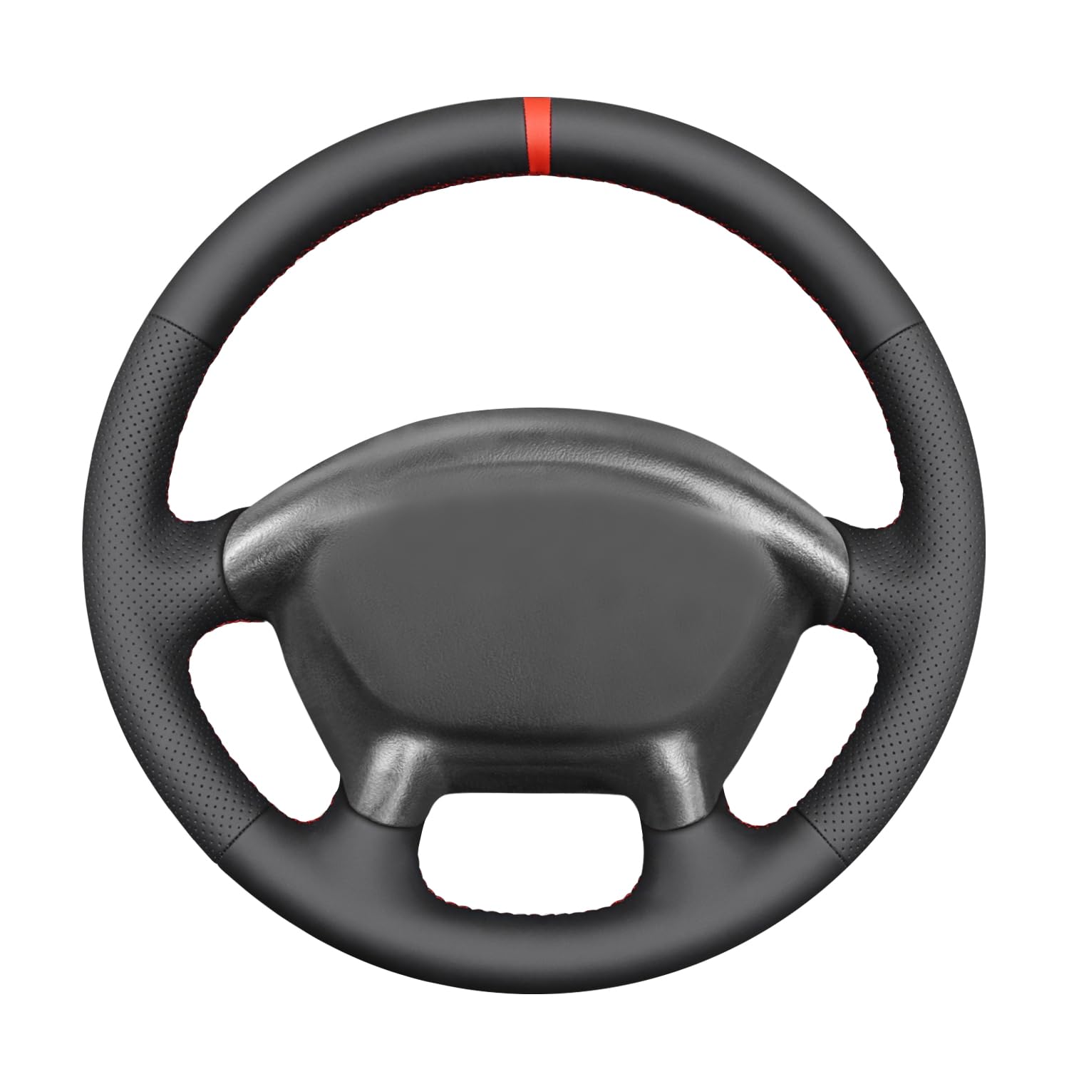 Funda de volante MEWANT de cuero sintético cosida a mano para Chevrolet Corvette C5 (1997-2004), accesorios para volante.