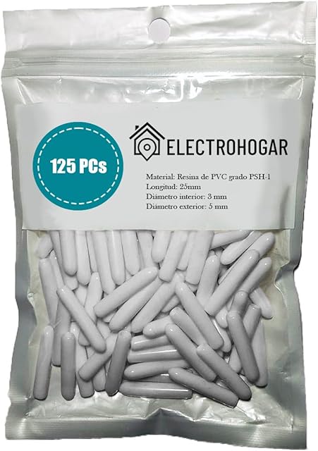 ELEKTROHOGAR 125 Nakładki Ochronne do Zmywarek | Nowy Materiał, Większa Ochrona | Kompatybilne ze wszystkimi markami: Bosch, Electrolux, AEG, Balay, Teka, Ikea, Siemens, Zanussi (Szary) (BIAŁy)