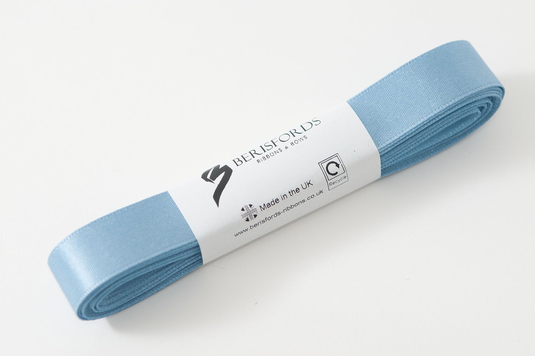 Berisfords Satin Ribbon Pack - 15 mm Cornflower - 1 x 5 metres