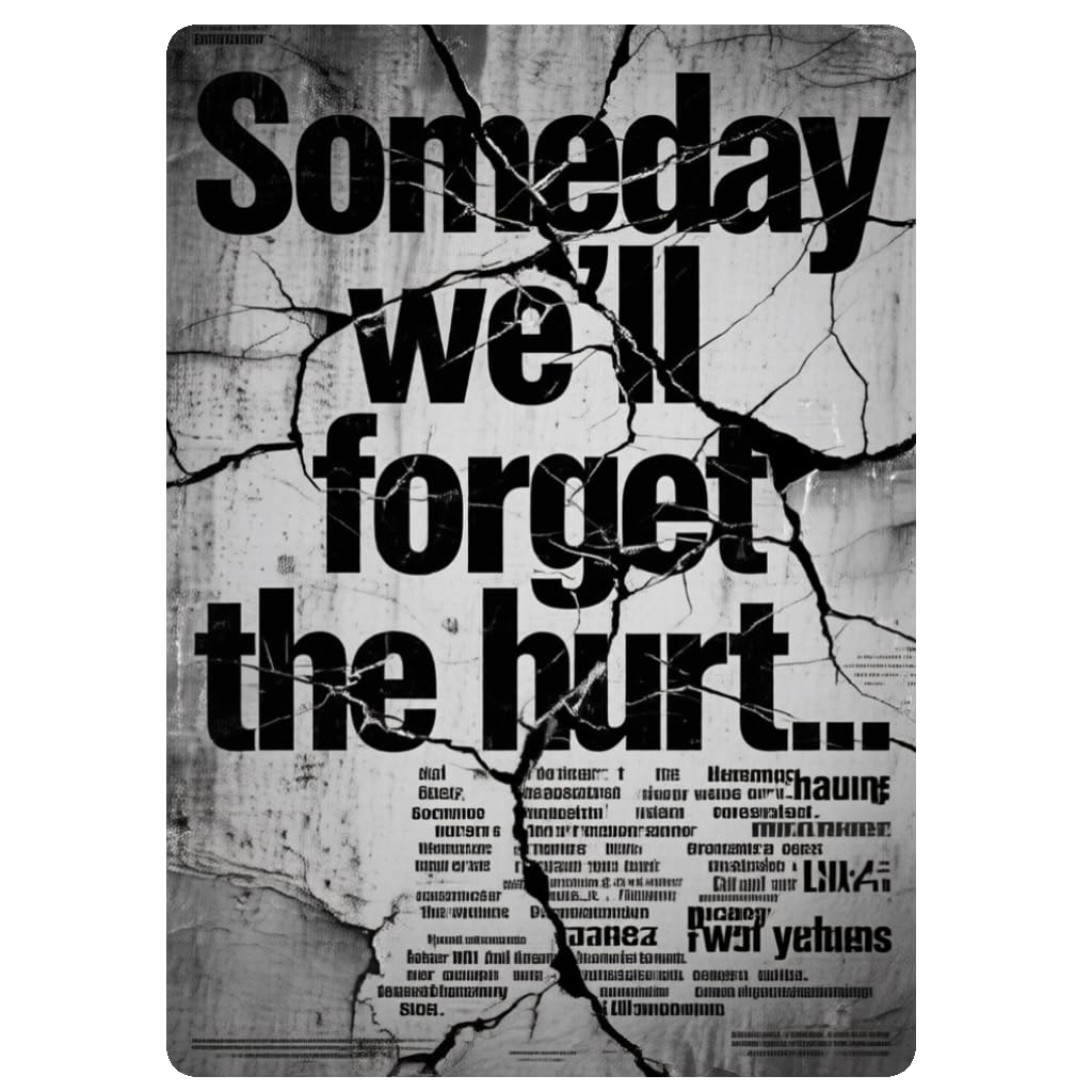 Rustic Aluminum Inspirational Tin Sign, 8x12 Inch Decor