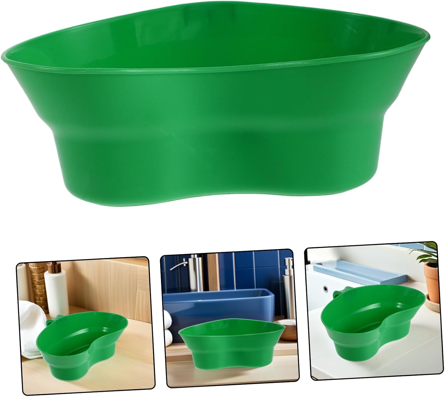 Outanaya Plastic Rinse Cup for Bedridden Patients with Nonslip Body and Effortless Oral Care Senior Mouthwash Cup for Hospital and Home Environments Easy to Handle