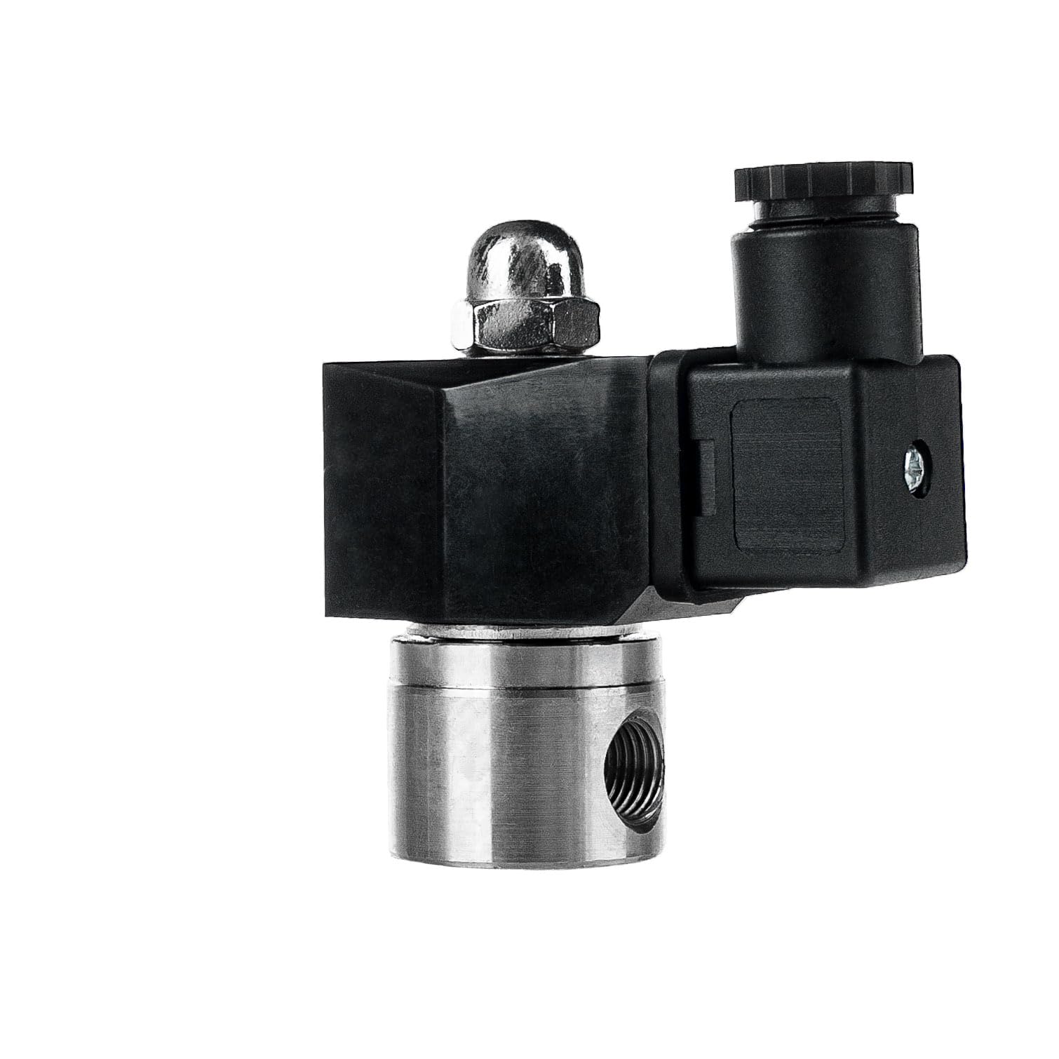 FSA Elettrovalvola in Acciaio Inox 304 1/4" 24V DC 0-10 bar Viton normalmente chiusa