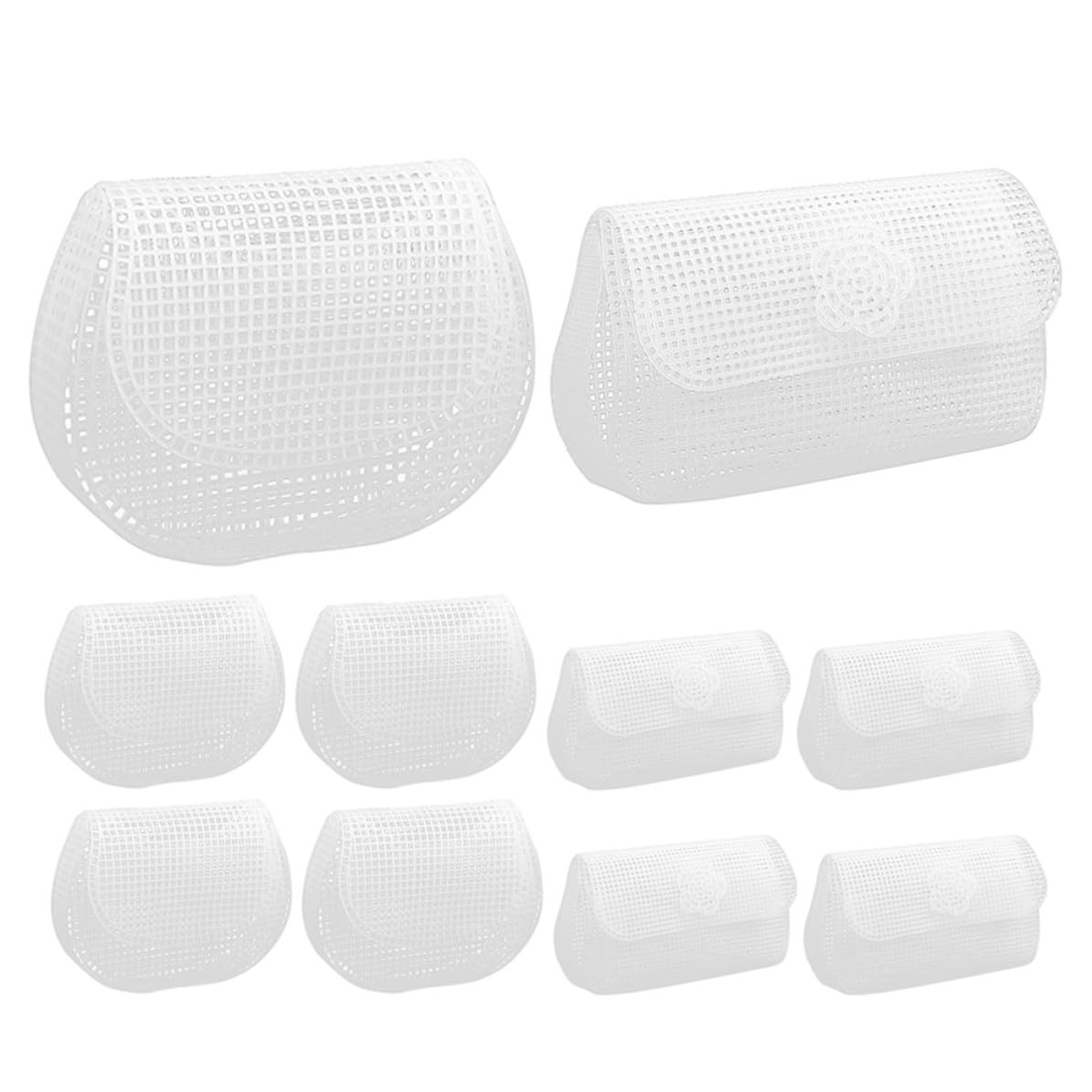 Malla de plástico claro para manualidades y material resistente de bolsas de bricolaje