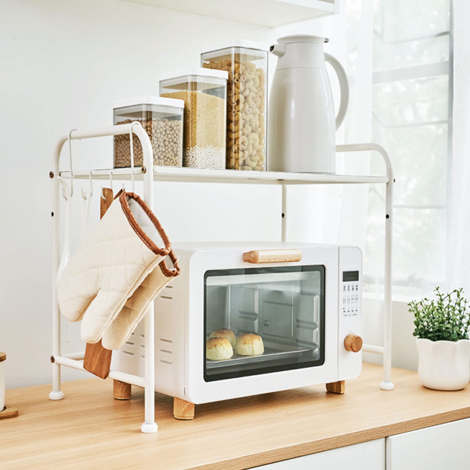Support de four à micro-ondes pour un comptoir de cuisine parfaitement ordonné et épuré