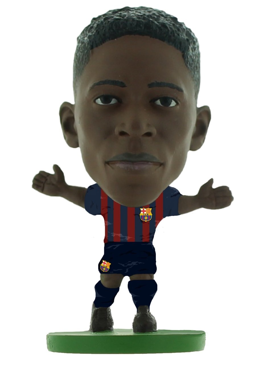 SoccerStarzSOC1194 Barcelona Ousmane Dembele-Home Kit (2019 Version) /Figures, Green