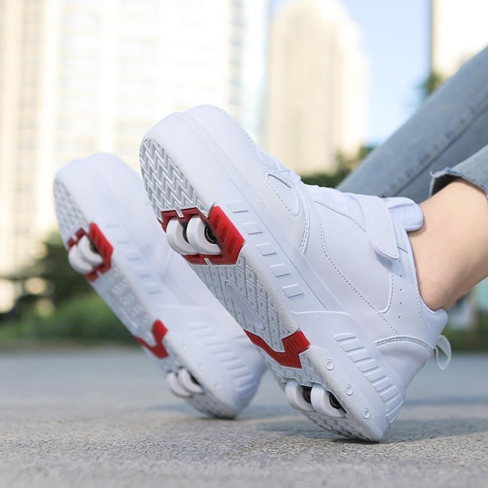 Roller Skate Shoes Rollschuhe Schuhe Mit Rollen Skateboardschuhe,Inline-Skate, verstellbar Damen Schuhe mit Rollen für mädchen,Laufen Skateboard,Inline Rollschuhe